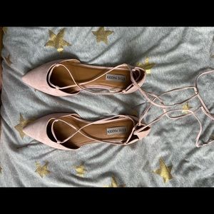Steven Madden Lace up Suede Ballet flat